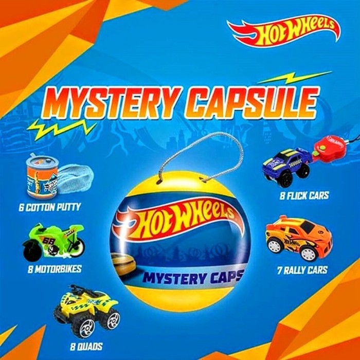 Hotwheels Mystery Capsule Isi Kejutan Mainan Surprise