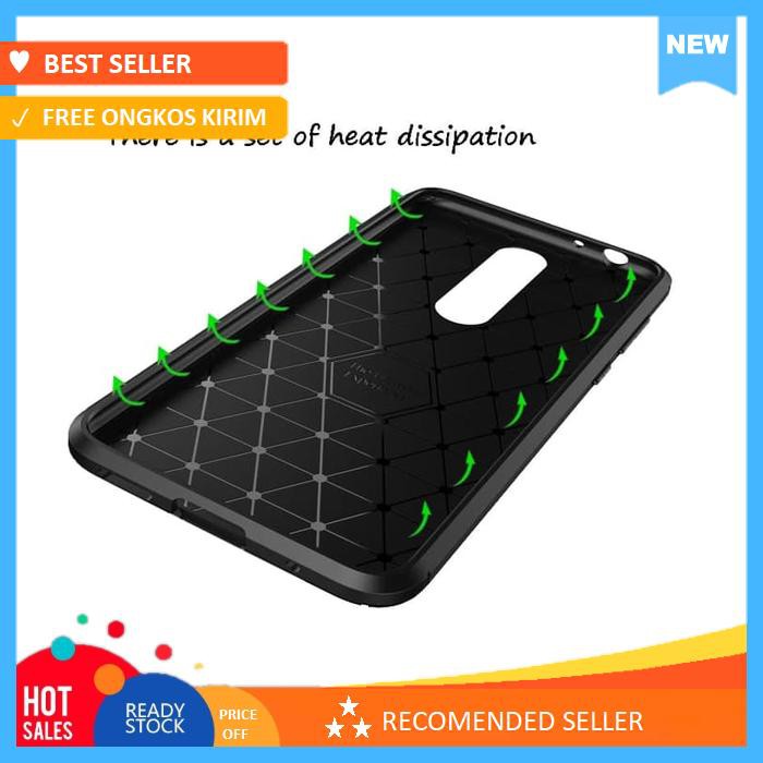 case nokia 5.1 plus softcase nokia x5 2018 shockproof carbon