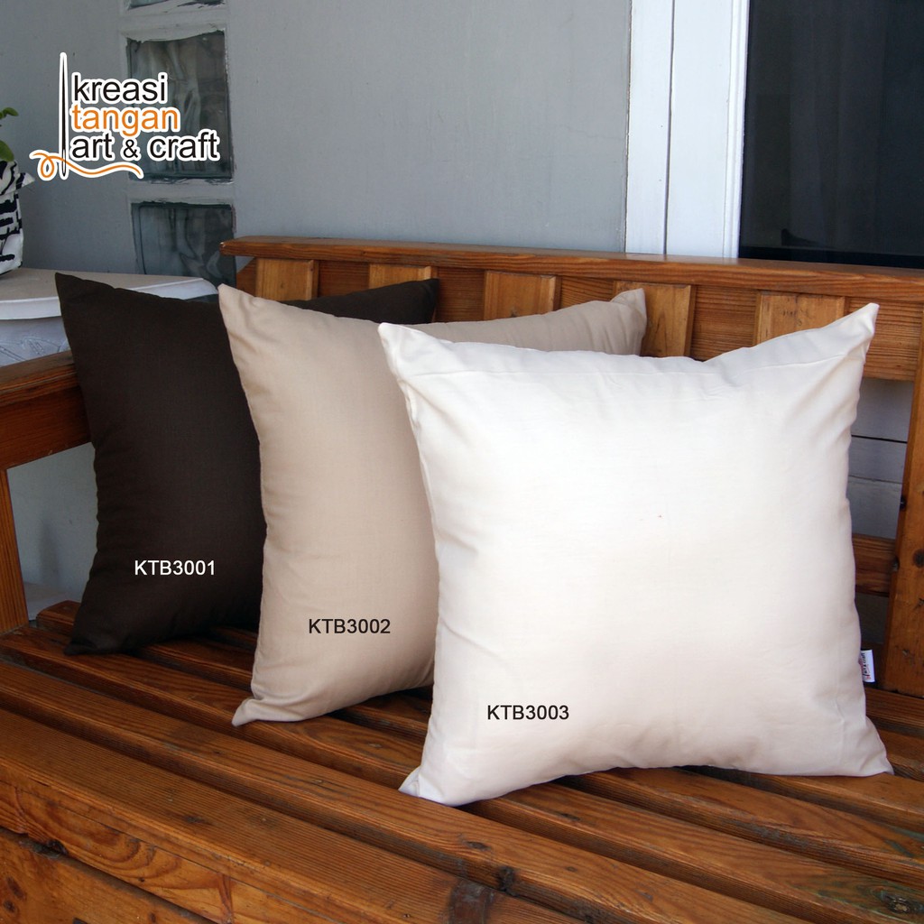 SARUNG BANTAL SOFA POLOS 30x50, 40x40, 45x45, 50x50, 60x60, 70x70 Elm KTB3002