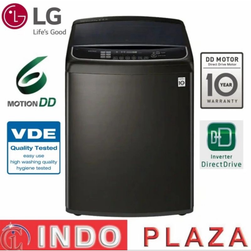 MESIN CUCI LG 1 TABUNG 22 Kg TH2722DSAK INVERTER / WIFI / TURBO WASH 3D