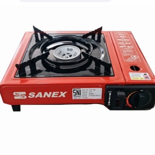 Sanex Kompor Gas Portable 2 in1 SN - 883 Bisa untuk Gas Kaleng dan Elpiji / LPG