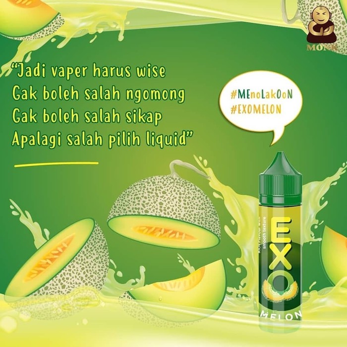 Liquid Exo Melon by Exo Monk - Exotic Honeydew - 3mg 60ml