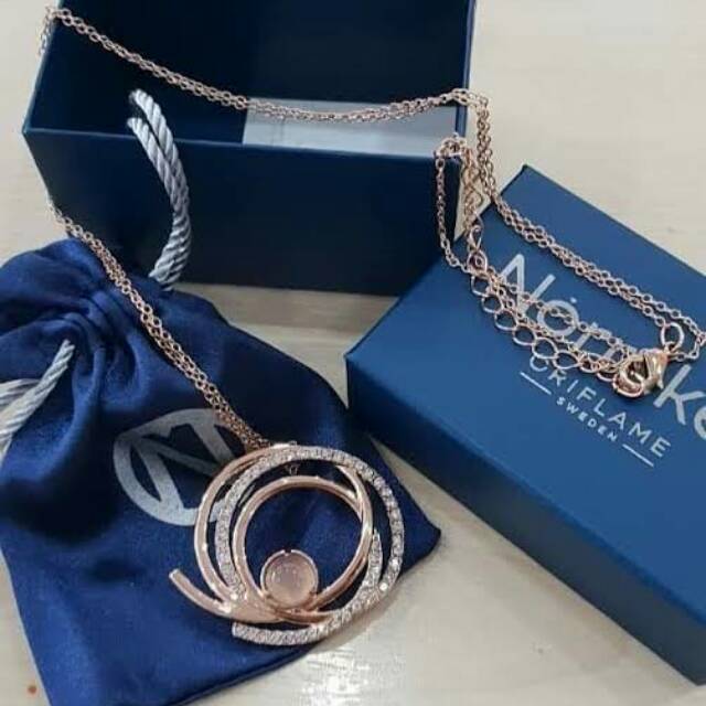 AGATE AURA PENDANT NECKLACE ORIFLAME