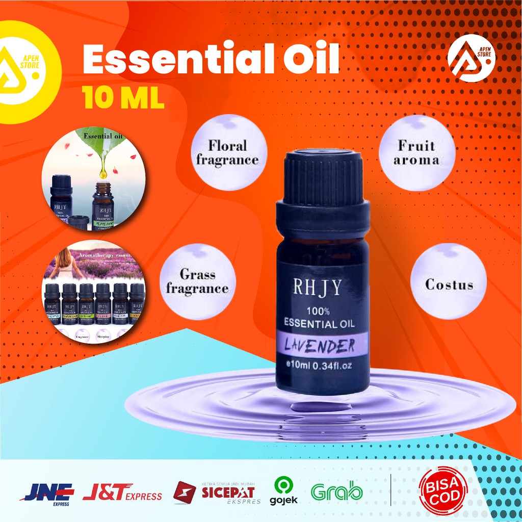 Essential Oil 10ML Minyak Esensial Essensial Disfuser Pewangi Pengharum Ruangan Aromaterapi - RH-11