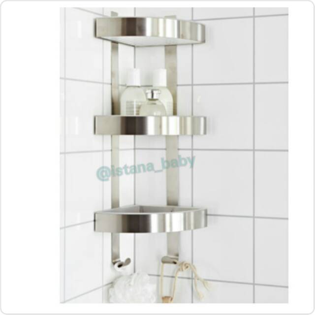 Ikea Grundtal Rak kamar mandi / rak sabun 26 x 58cm