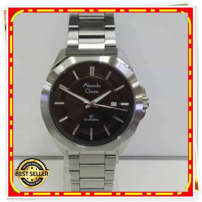 ALEXANDRE CHRISTIE AC 8584 PRIA SILVER BLACK ORIGINAL