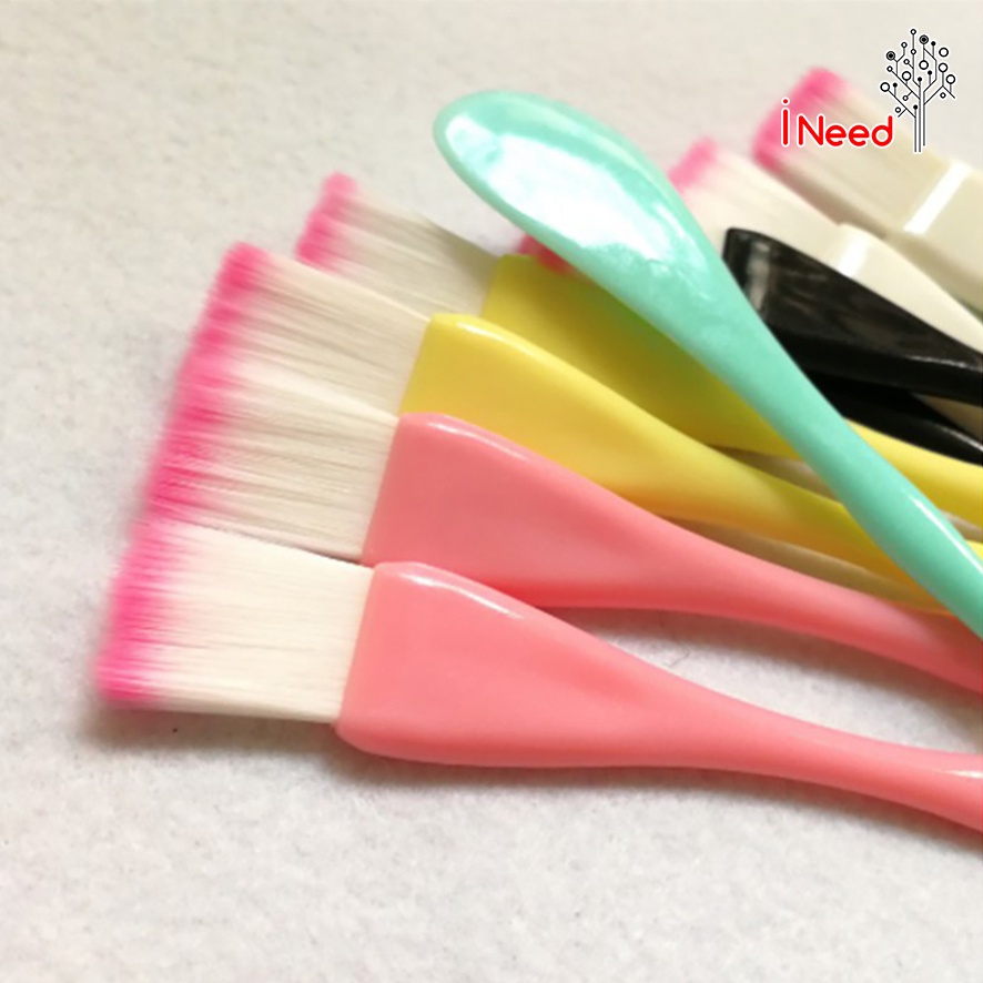 (INEED) Kuas Spatula Masker 2in1 - Kuas Makser Wajah 2in1 - Kuas Masker + Spatula (2in1)