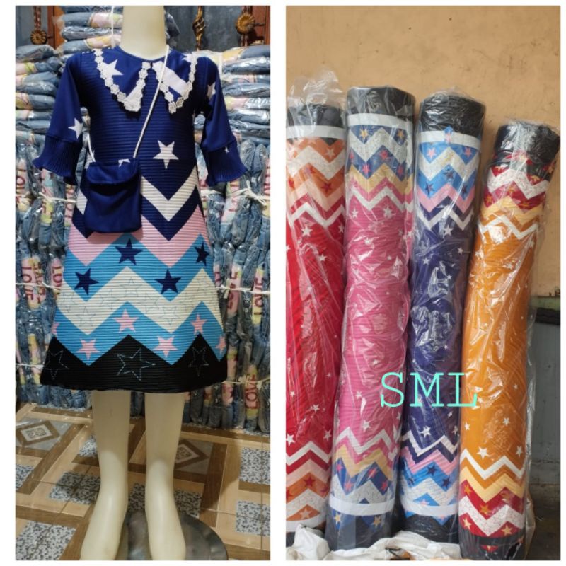 Dress Turun Naik Anak bisa bergoyang viral tiktok