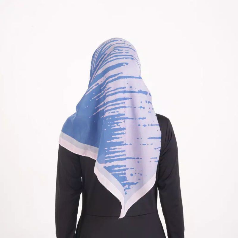 Segi Empat Motif EL2 Elhijab Dauky Elzatta Scarf Genzhi
