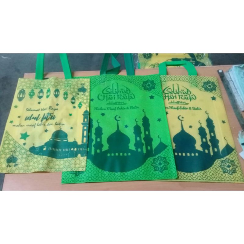 Goodie Bag Idul Fitri (Lebaran)  38x 45x 10- Handle Lebaran new Edition