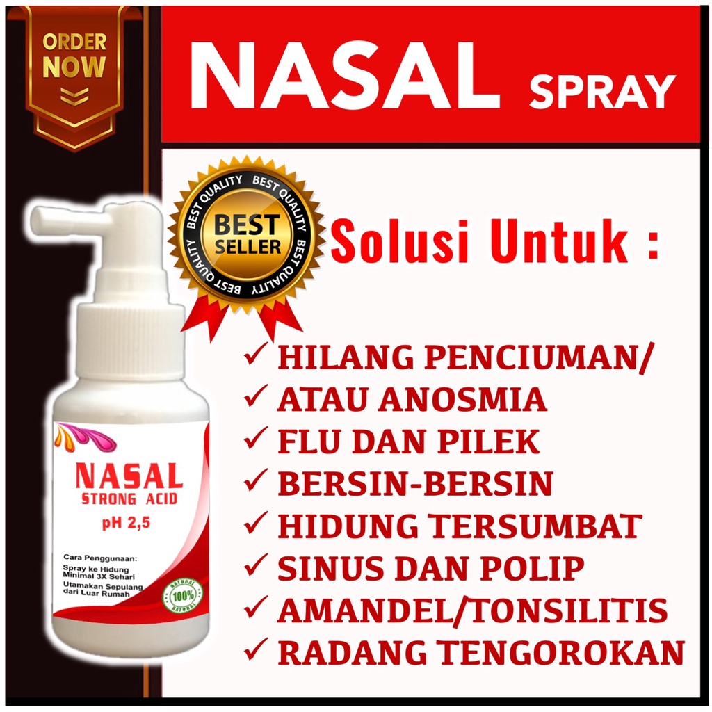 Nasal Spray  Strong Acid  Anosmia  Dewasa Anak Bayi Anti Virus dan Bakteri