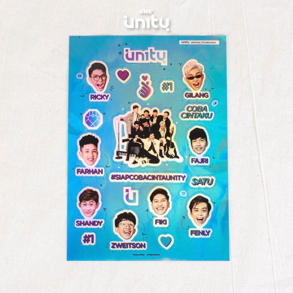 UN1TY Hologram Sticker