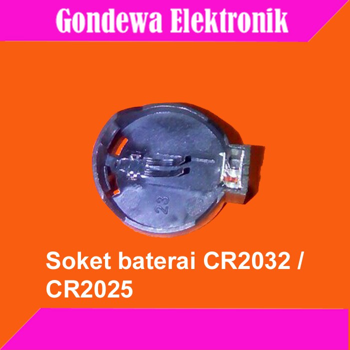 Soket baterai battery holder CR2032 / CR2025