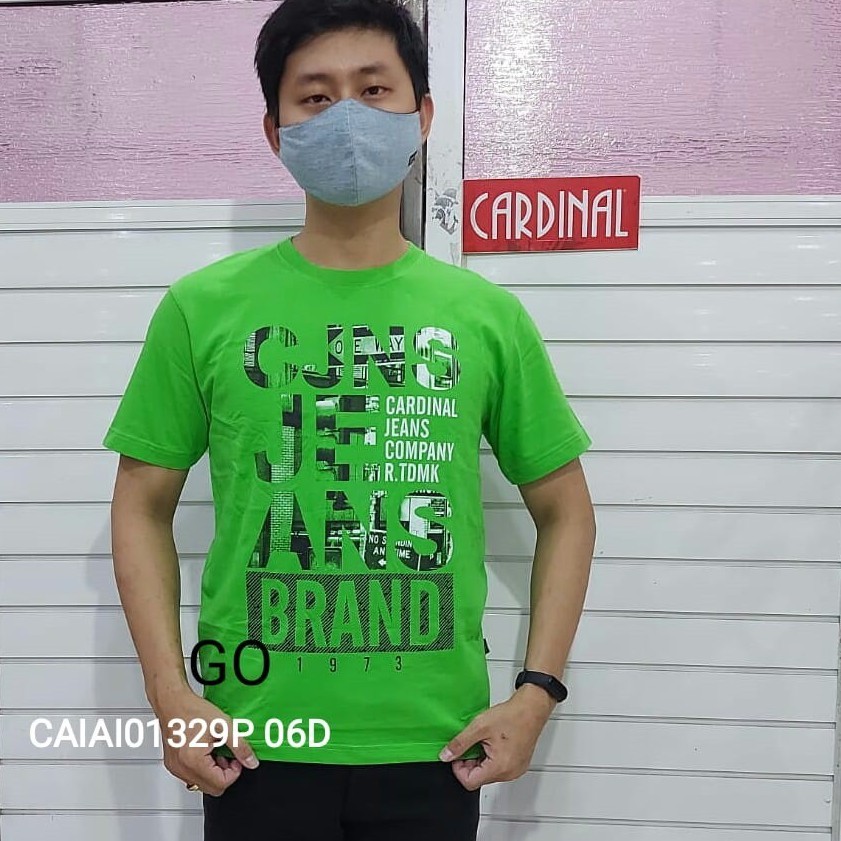 gof KJL CARDINAL JEANS KAOS T-Shirt COWOK Reguler Slimfit Baju Cowok Kaos Cardinal