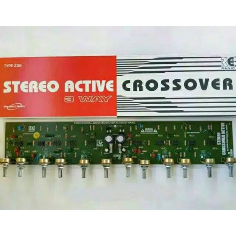 KIT STEREO AKTIF CROSSOVER 3 WAY STEREO ACTIVE CROSSOVER 3 WAY RANIC
