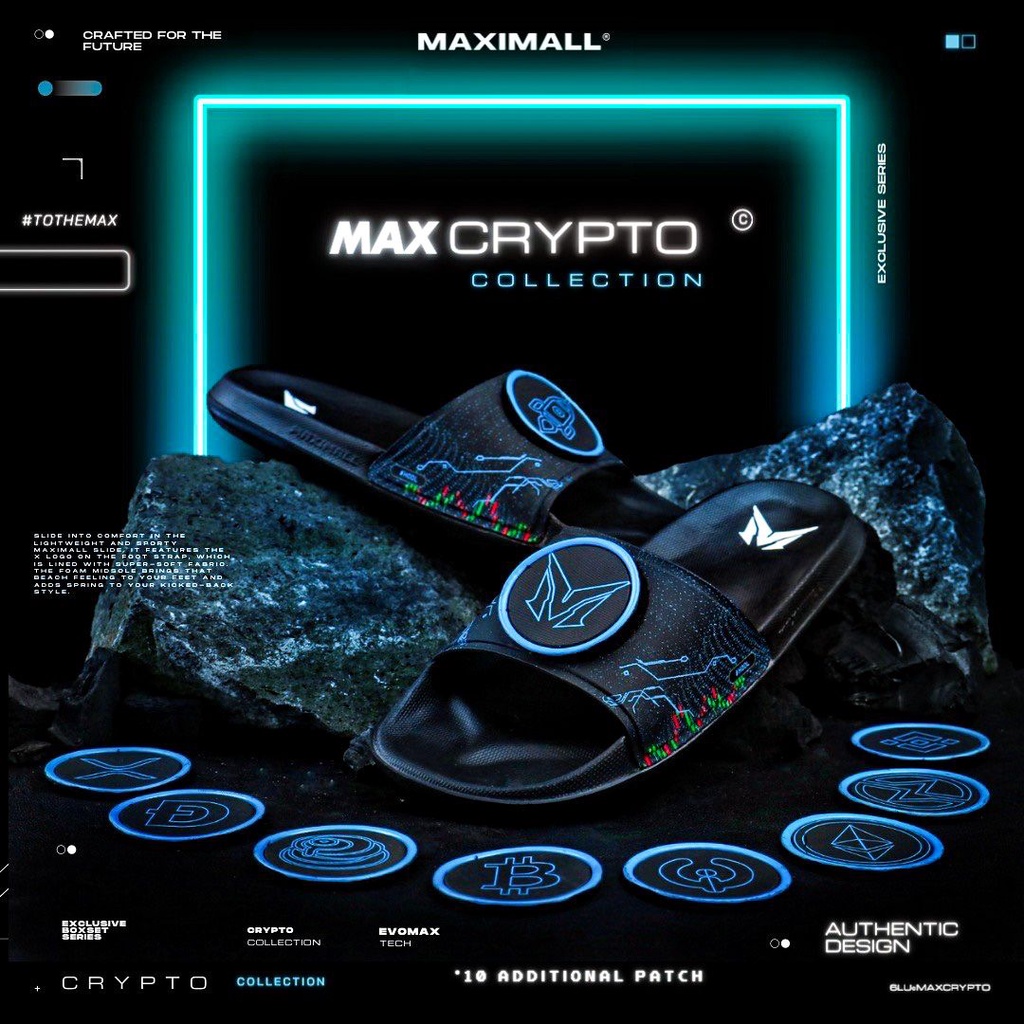 SANDAL MAXIMALL MAX - CRYPTO BLACK