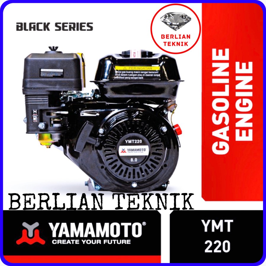 Mesin Penggerak Bensin Engine Gasoline Yamamoto YMT 220 / 8.5 HP