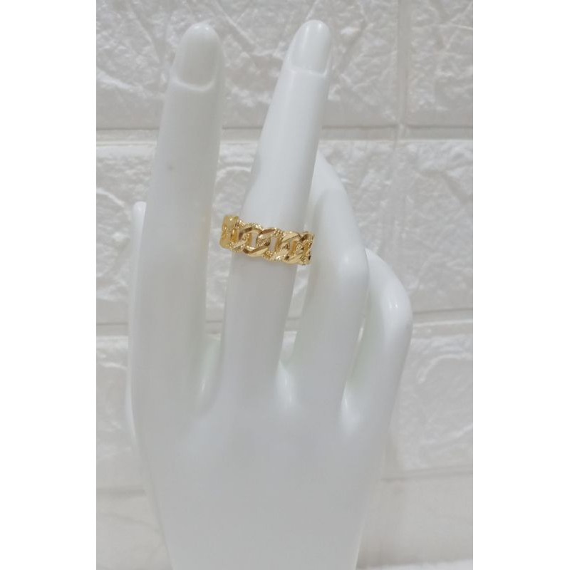 Cincin sisik naga gold xuping 24k