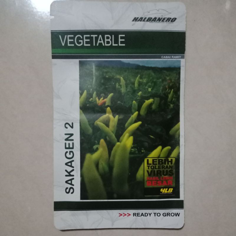 10 gr Benih Cabe Rawit SAKAGEN-2 Bibit Cabai Lombok Tahan Virus Halbanero