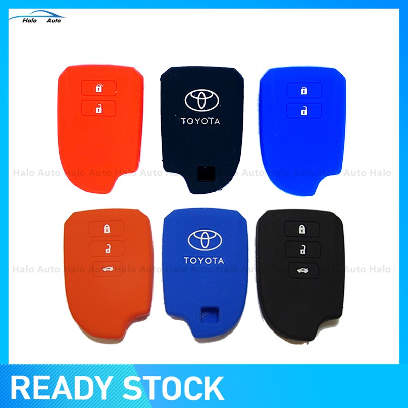 Cover Kunci Remote Mobil Bahan Silikon Untuk Toyota Vios 2014-2018 All-New Yaris 2018-2020