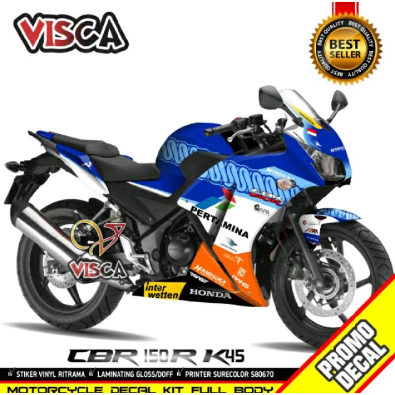 Decal Yamaha  CBR 150R K45 FULL BODY Stiker CBR 150R  sticker cbr 150r MOTIF MANDALIKA