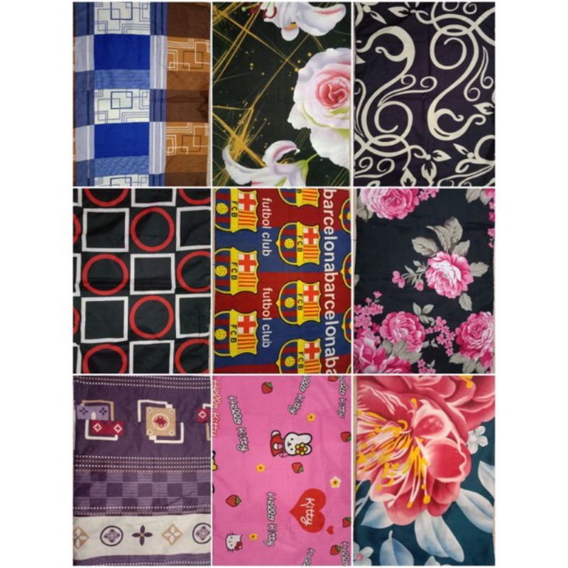 (PILIH WARNA) Sarung bantal 70x50 &amp; guling panjang 90cm