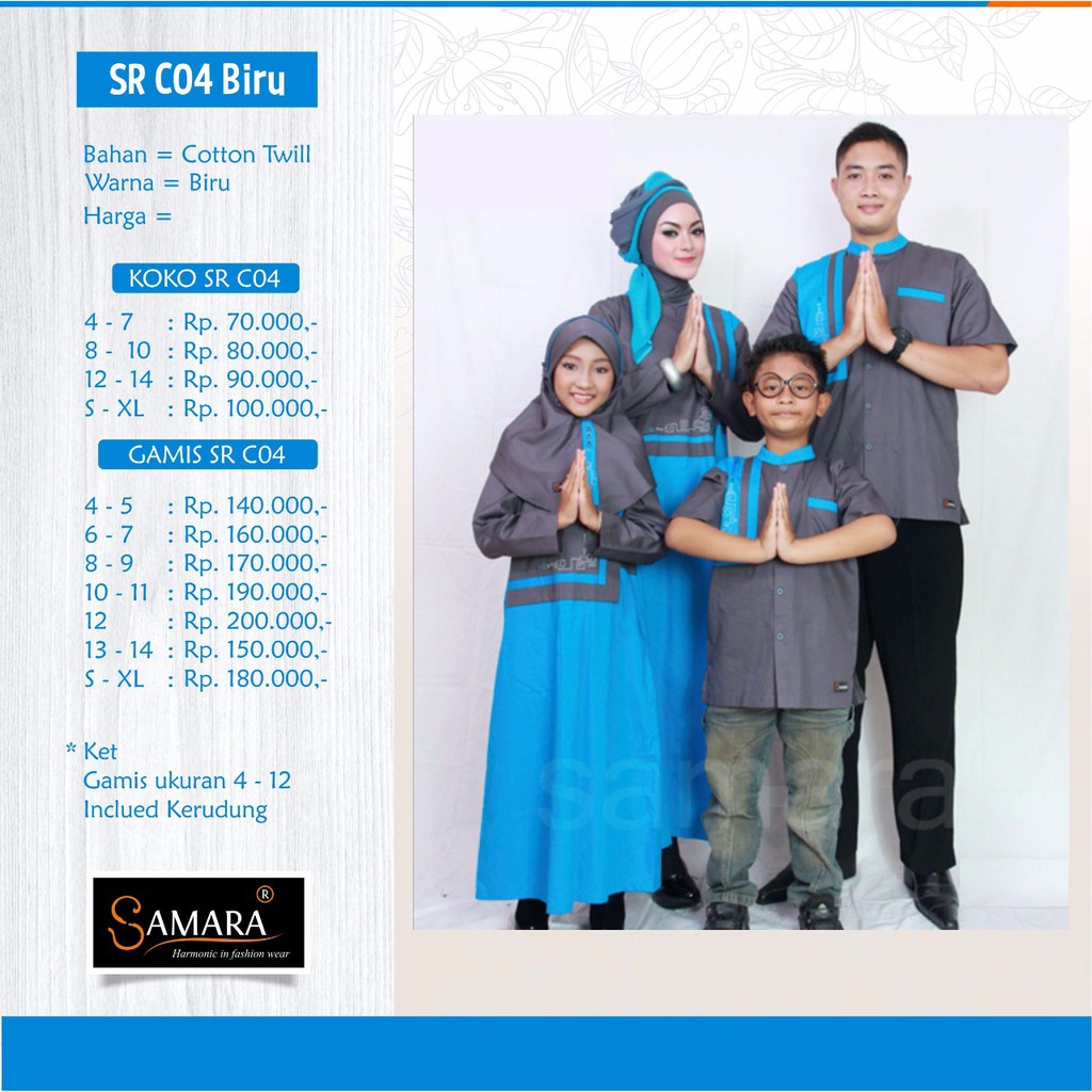 Gamis Sarimbit Keluarga TerbaruBaju Muslim Couple Keluarga Online