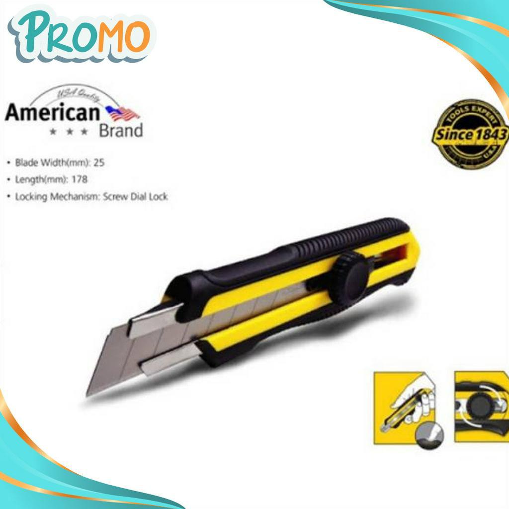 

DASYAT pisau cutter 25mm Stanley STHT14258 Dynagrip SnapOff Knife