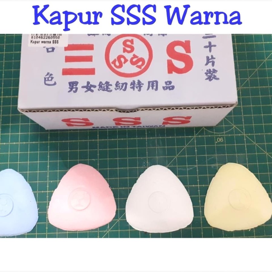 Kapur SSS Warna - Kapur Penanda Bahan Kain