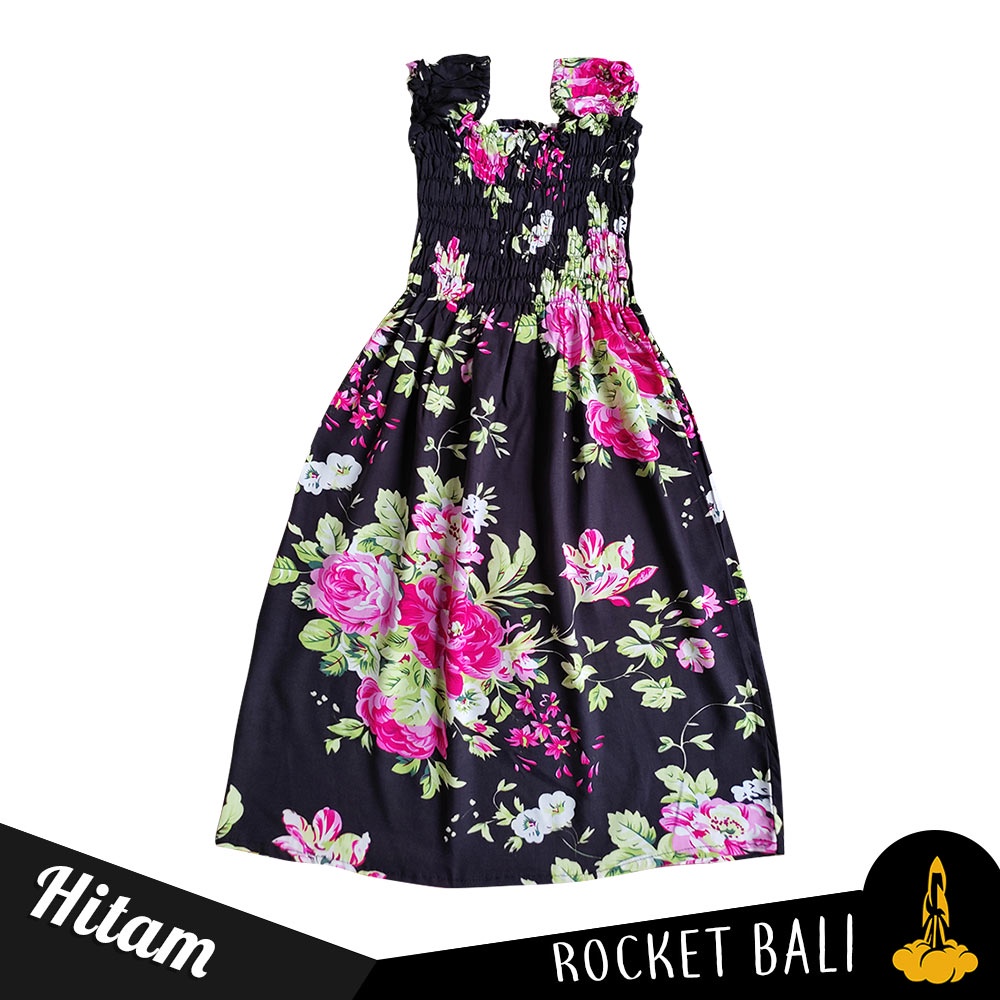 Dress Kerut Midi - Daster Model Kerut Dada Anak Tanggung