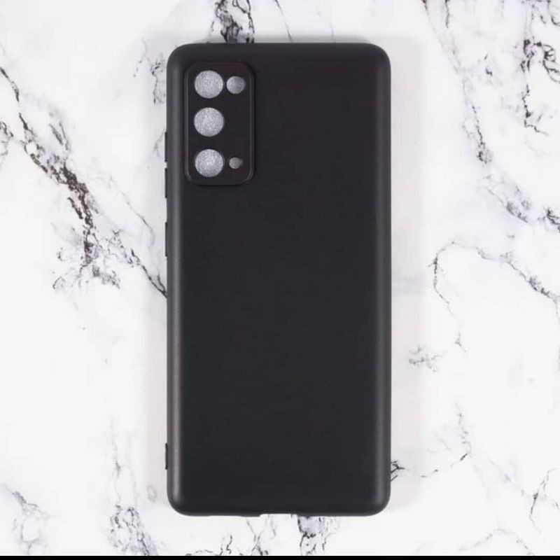 SAMSUNG S20 FE Silikon Case Slim Matte Doff Hitam Black Tipis