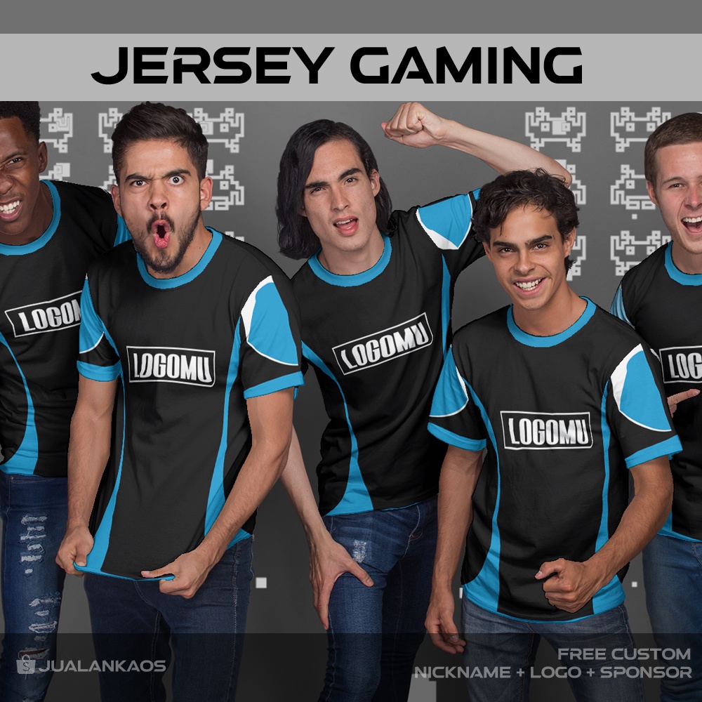 Baju Kaos Jersey Gaming ESports 849 Printing Custom