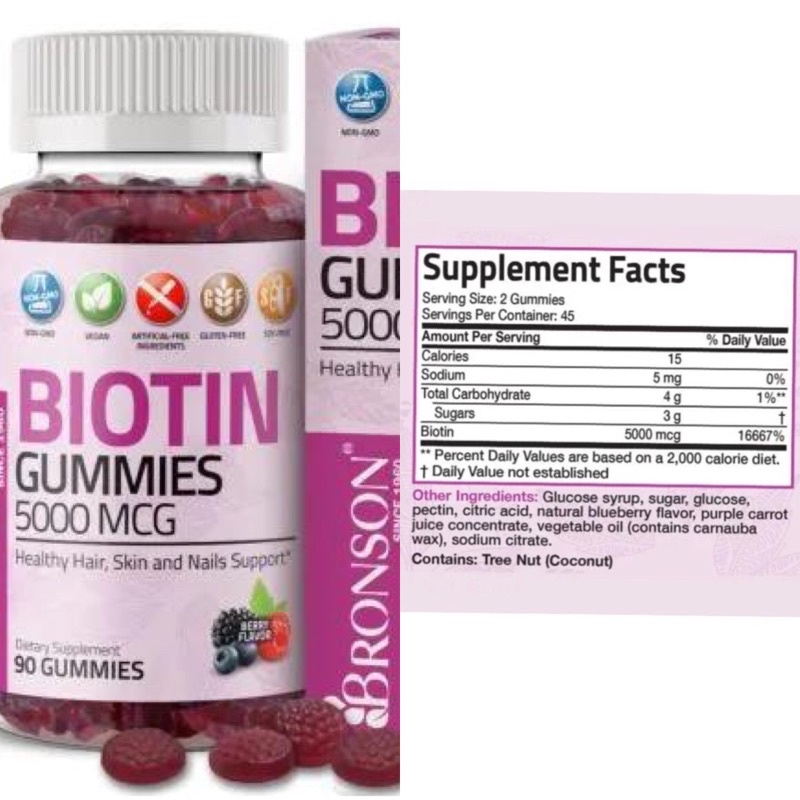 Bronson Biotin Gummies