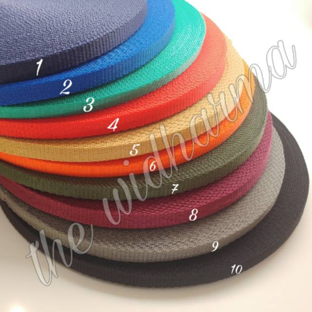 

Tali webbing 0.9-1cm