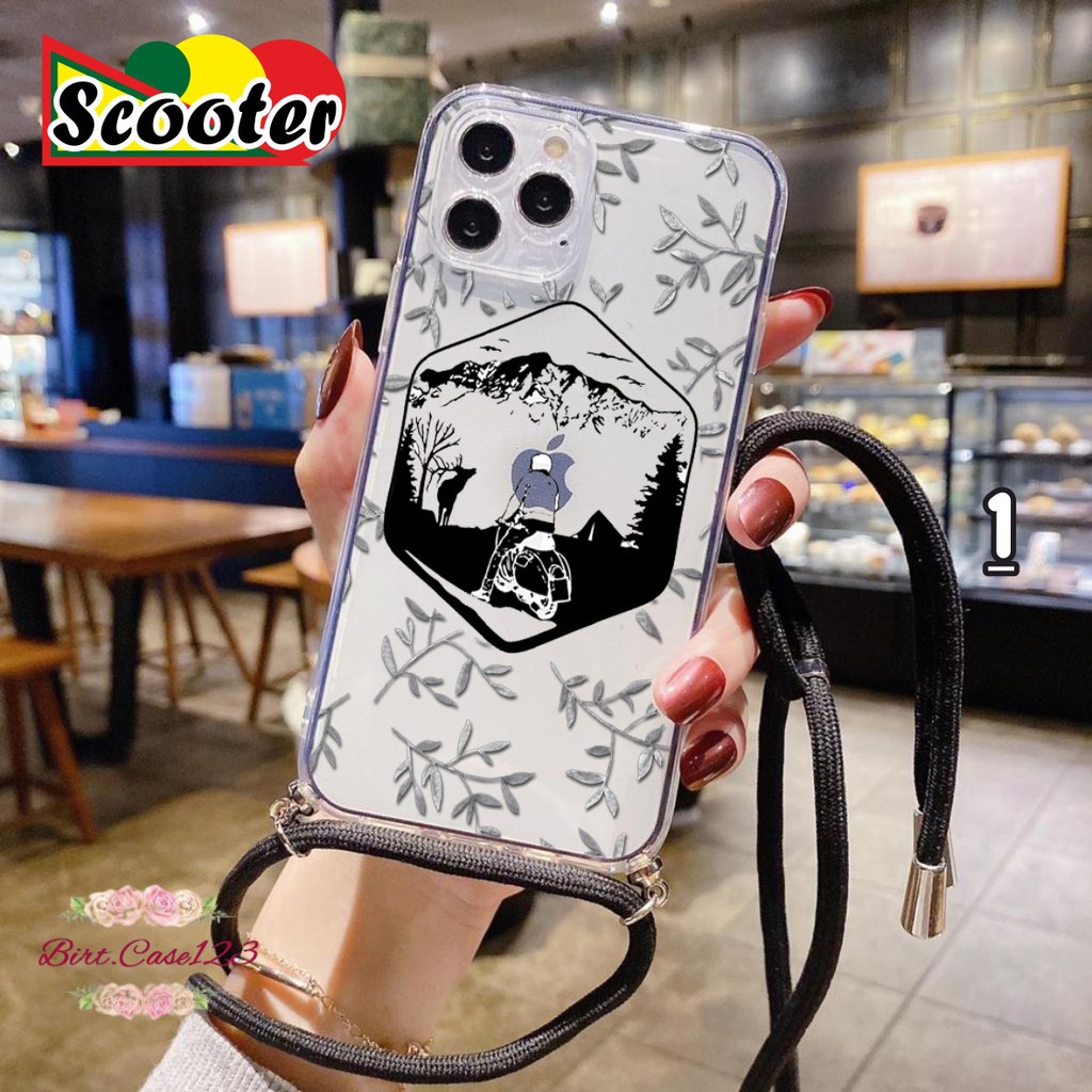 Softcase Slingcase Lanyard Bening SCOOTER Infinix Note 8 Hot 9 Play X680 X682 10 Lite BC5666