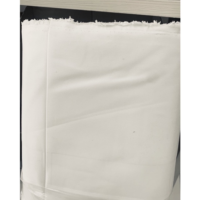 Kain AMERICAN DRILL SAVERO / bahan kain seragam-Broken White