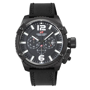 CHRONOFORCE JAM TANGAN KULIT PRIA CF 5263 GCL ORIGINAL GARANSI RESMI