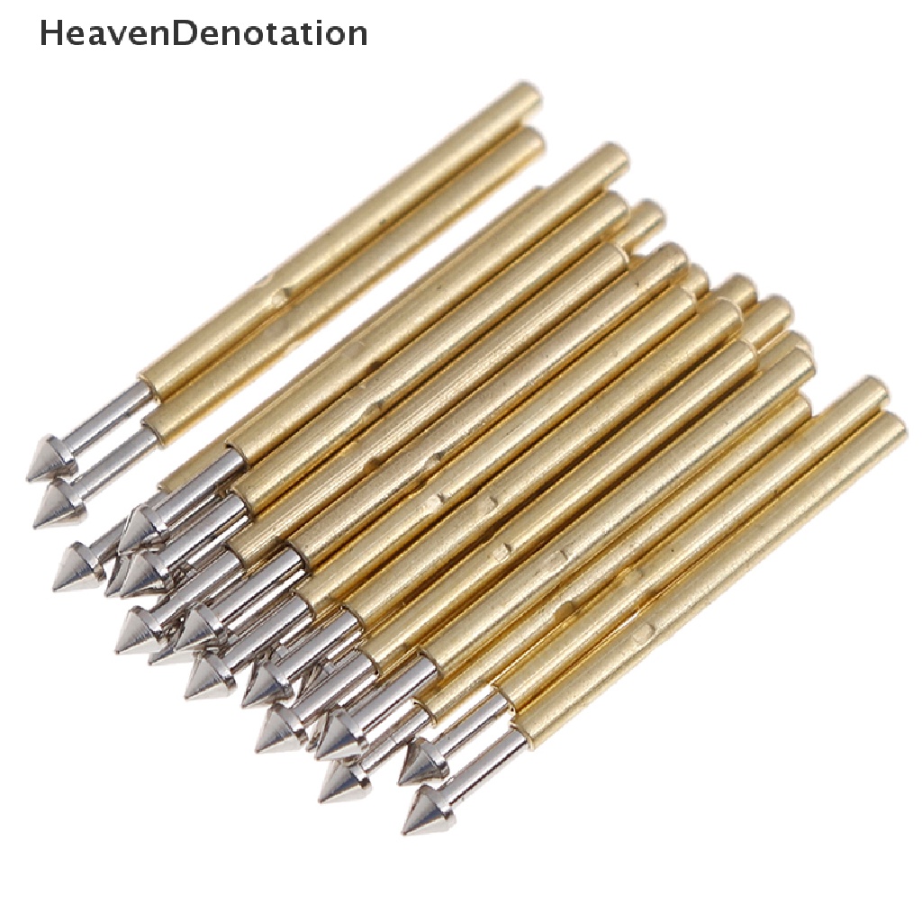 100pcs P75-E2 / E3 Spring Test Probe Pogo Pin 1.3 / 1.5mm Kepala Conical 1.0mm