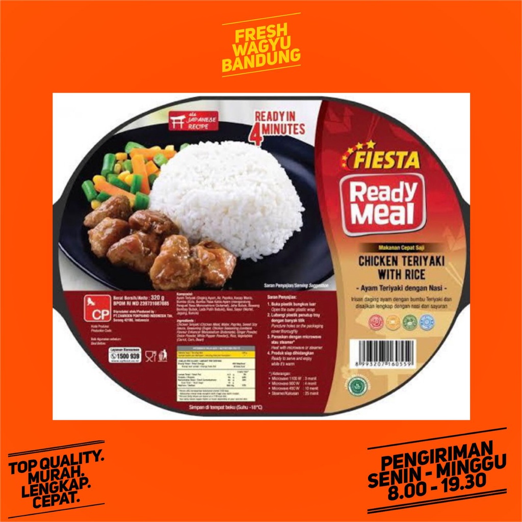 

FIESTA READY MEAL CHICKEN TERIYAKI RICE Nasi Ayam Saus Teriyaki Instan 320g