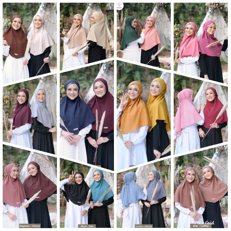 bergo Sarah hijab instan jilbab  instan bergo tali Shopee 