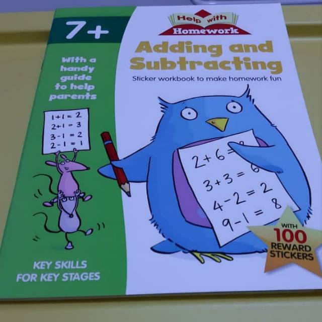 

Buku berhitung tambah kurang untuk anak. Dapat stiker reward juga loh 100 pcs.