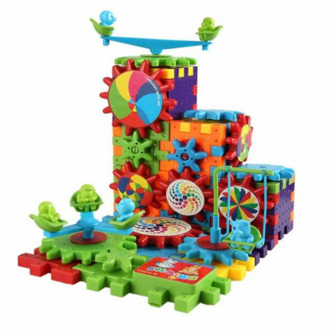 Funny Gear Bricks / INTERLOCKING LEARNING BLOCKS - 1602