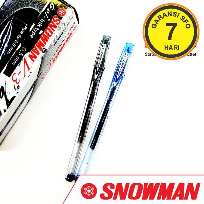 

Ready Stock] Pen Snowman V3 0.5Mm - Hitam