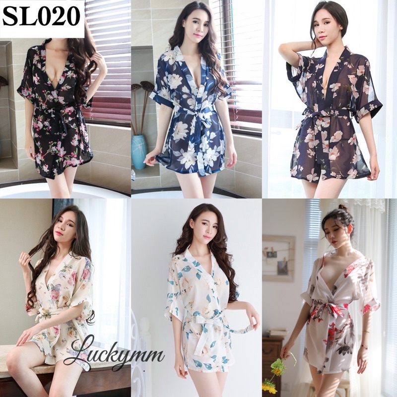  BISA COD Lingerie sexy kimono sexy lingerie baju  tidur  