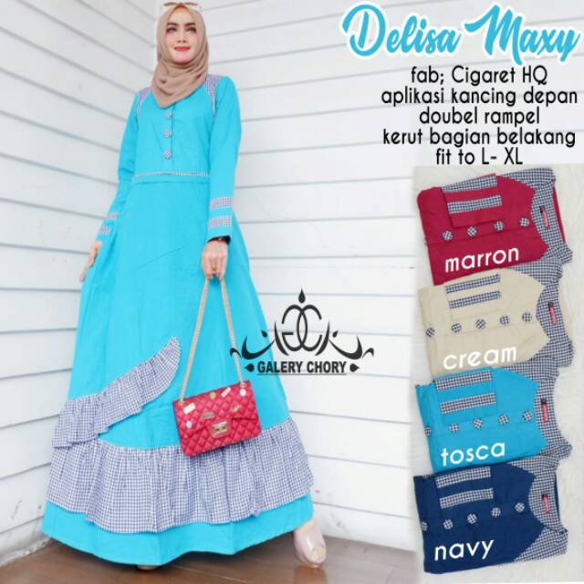 Gamis Muslimah Delisa maxy