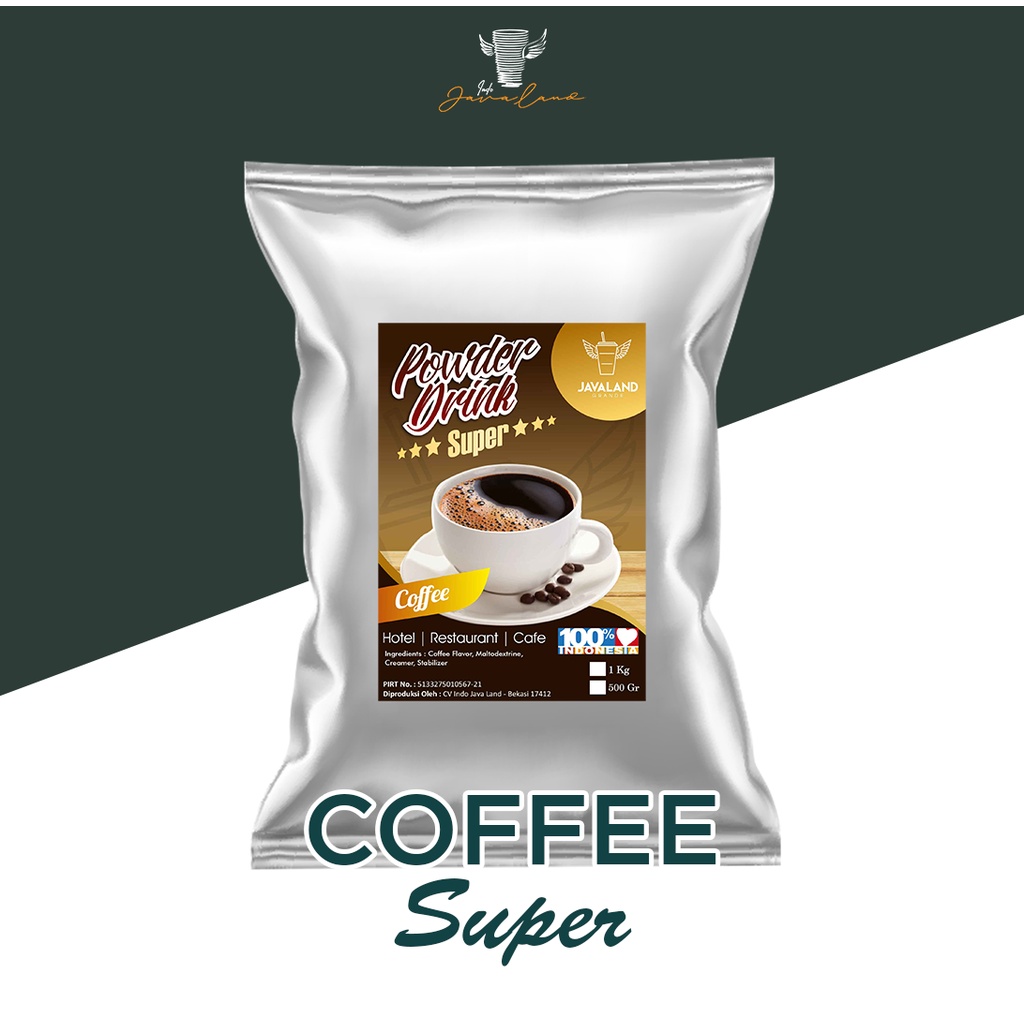

Javaland Bubuk Minuman Rasa Coffee / Kopi 1Kg | Café - Super Plain