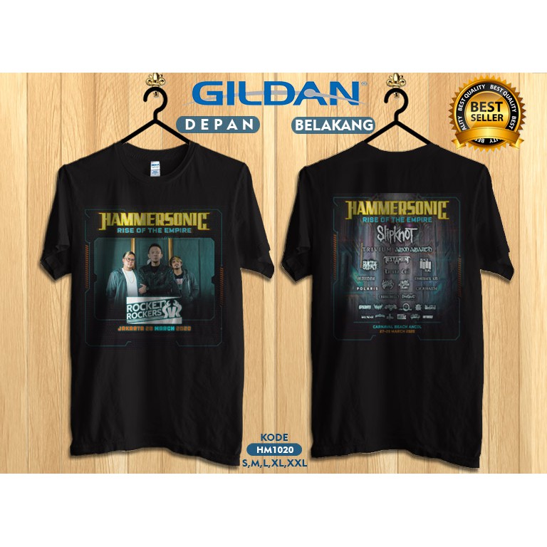 Kaos rocket rockers hammersonic 2020 rise of the empire - original gildan softstyle hm1020