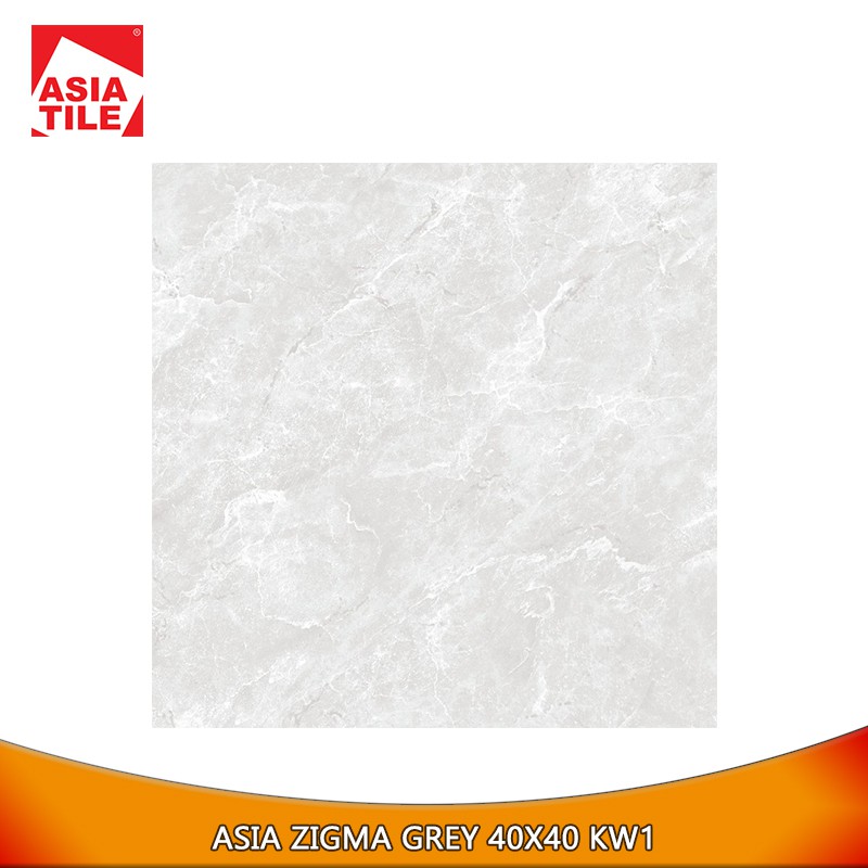Asia Tile Zigma Grey 40X40 KW1 - Keramik Lantai