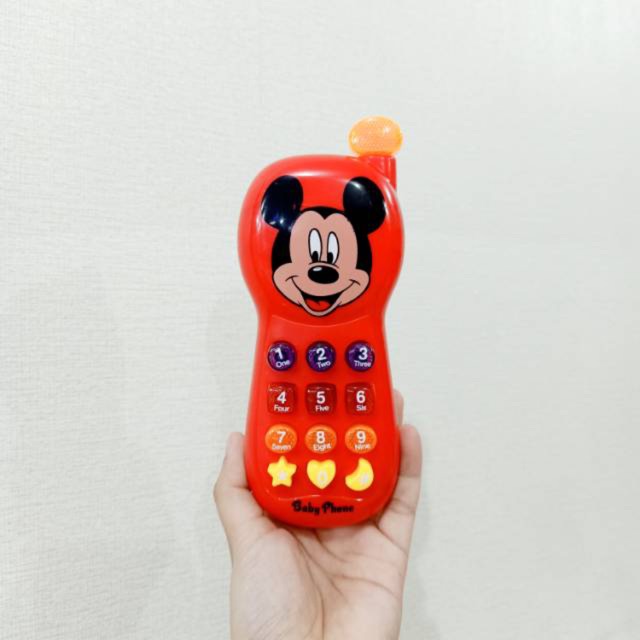 Mainan anak Baby Phone Cartoon (Handphone Anak Kartun)