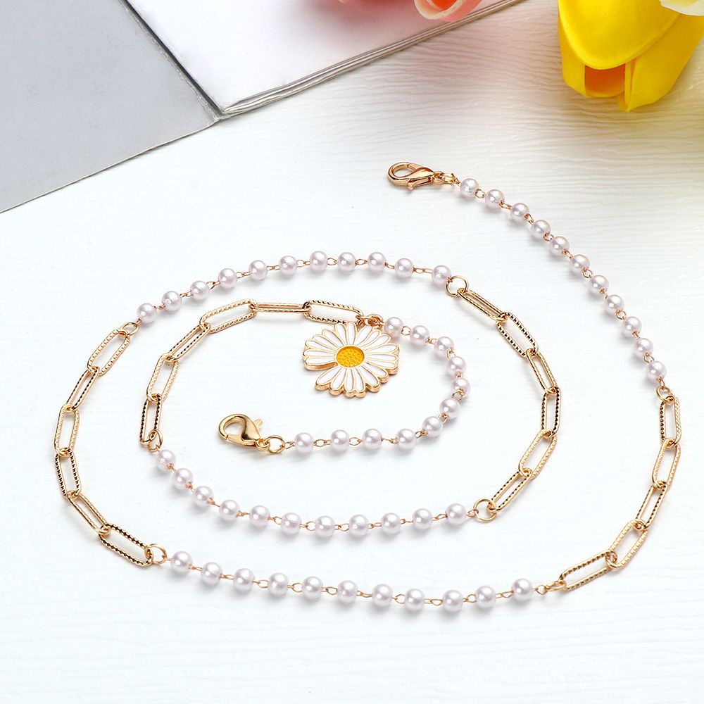 TOP Women Eyewear Neck Strap Retainer Eyeglasses Cord Holder Glasses Chain Anti-Lost Necklace Fashion Beaded Sunglasses Lanyard